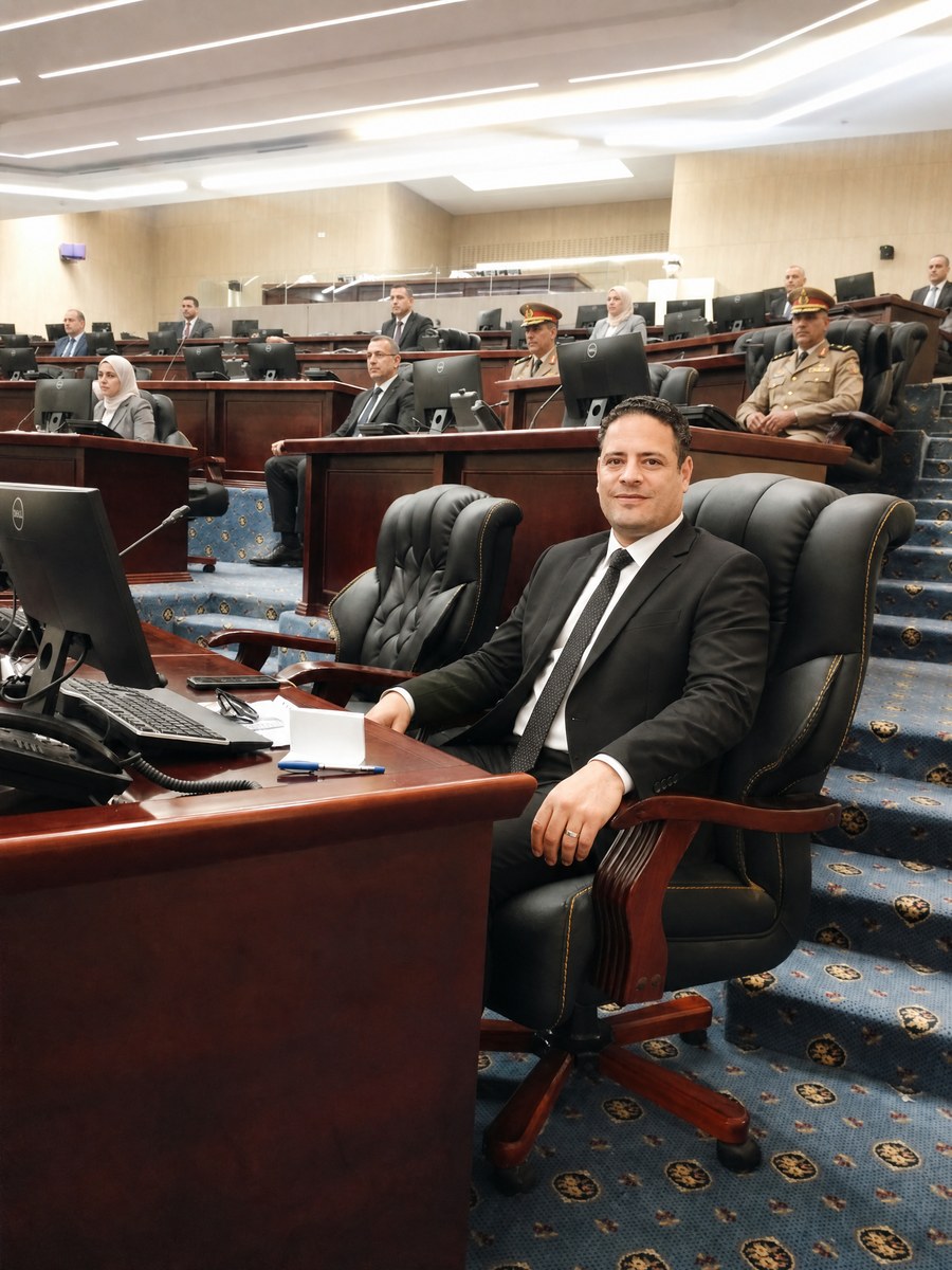 Mahmoud Abdel Moneim Mohamed at the Governorate General Assembly Hall